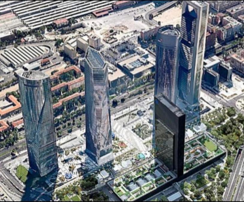 De Frente A 4 Torres, Habitacion Con Bano Hotel Madrid Eksteriør billede